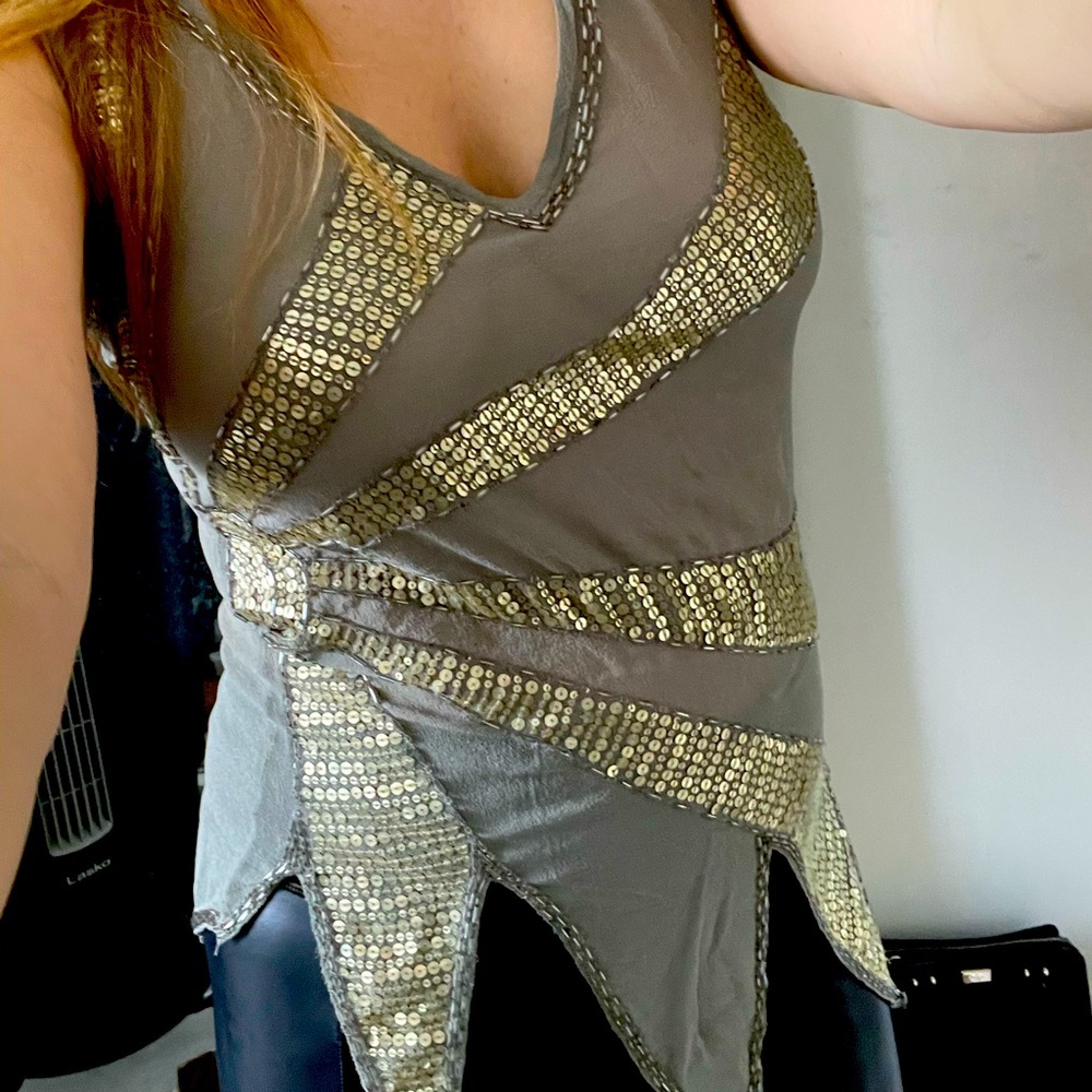 Sequin top